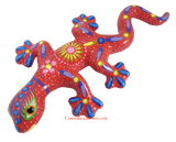 Hand Painted Clay Gecko Lizard GGLL041