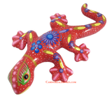 Hand Painted Clay Gecko Lizard GGLL041