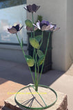 Yard Art Metal Flowers Sculpture 27"  MFLWRMM005
