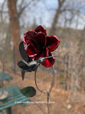 Yard Art Metal Flower Sculpture 32"  MFLWRM003