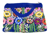 COIN PURSE HAND EMBROIDERED FLOWERS CPH004