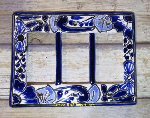 Talavera Pottery Triple Rocker Switch Plate T3RSP005