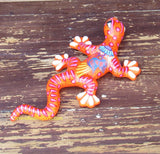 Hand Painted Clay Gecko Lizard GGLL030