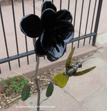 Yard Art Metal Flower Sculpture 32"  MFLWRM003