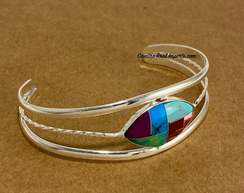 Multi Stone Inlay Bracelet JMSBR002