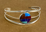 Multi Stone Inlay Bracelet JMSBR003