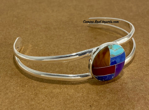 Multi Stone Inlay Bracelet JMSBR004
