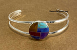 Multi Stone Inlay Bracelet JMSBR004