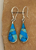 Turquoise Inlay Earrings JMSER008