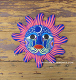 Mexican Wall Decor Guerrero Pottery Sun Face GSF1007