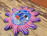 Mexican Wall Decor Guerrero Pottery Sun Face GSF1007