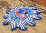 Mexican Wall Decor Guerrero Pottery Sun Face GSF1008