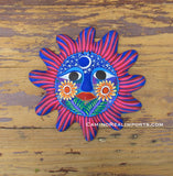 Mexican Wall Decor Guerrero Pottery Sun Face GSF1013