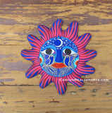 Mexican Wall Decor Guerrero Pottery Sun Face GSF1014