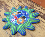 Mexican Wall Decor Guerrero Pottery Sun Face GSF1015