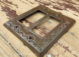 Mexican Tin Double Rocker Switch Plate Covers