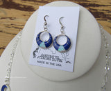 Sterling Silver Set Lapiz Lazuli Necklace and Matching Earring Set SSMES004