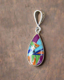 Sterling Silver Multi-Stone Pendant STSP0027