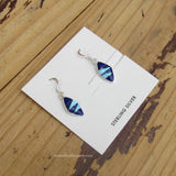 Sterling Silver Lapis and Opal Inlay Earrings STER006