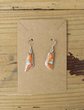 Sterling Silver Spiny Oyster and Opal Inlay Fish Earrings STER027