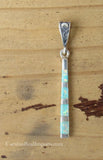 Sterling Silver Opal Inlay Pendant STSP0049