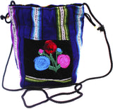 GUATEMALA POUCH PURSE with FLOWERS GPP003