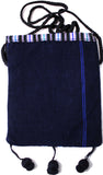 GUATEMALA SHOULDER BAG PASSPORT PURSE  HAND CRAFTED w/ TASSLES GPB005