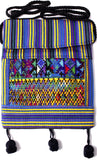 GUATEMALA SHOULDER BAG PASSPORT PURSE  HAND CRAFTED w/ TASSLES GPB007