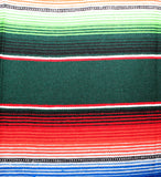 Mexican Sarape Blanket 4' X 6' serape zarape SAR40064