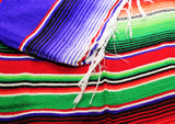 Mexican Sarape Blanket  4' X 6' serape zarape SAR40061