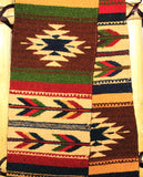 ZAPOTEC RUG 8" X 77" RUNNER WITH SOUTHWESTERN DESIGN  ZRR77-003