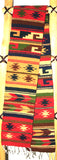 ZAPOTEC RUG 8" X 77" RUNNER WITH SOUTHWESTERN DESIGN  ZRR77-004