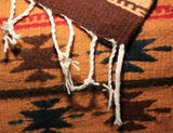 ZAPOTEC RUG 8" X 77" RUNNER WITH SOUTHWESTERN DESIGN  ZRR77-004