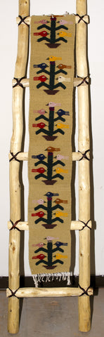 ZAPOTEC RUG 9" X 54" RUNNER TREE WITH BIRDS ZR001