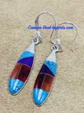 Multi Stone Inlay Earrings JMSER013
