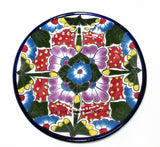 Mexican Wall Hanging Talavera pottery Plate caminorealimports.com