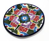 Mexican Wall Hanging Talavera pottery Plate caminorealimports.com