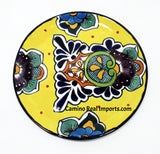 Mexican Wall Hanging Talavera pottery Plate 11" Caminorealimports.com