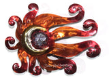 Wall Hanging Metal Sun "Wind" 19"  MSWS001
