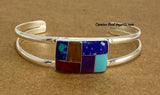 Multi Stone Inlay Bracelet JMSBR005