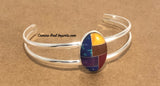 Multi Stone Inlay Bracelet JMSBR006