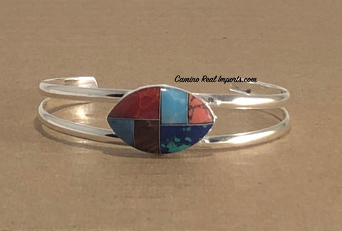 Multi Stone Inlay Bracelet JMSBR020