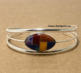 Multi Stone Inlay Bracelet JMSBR026