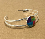 Multi Stone Inlay Bracelet JMSBR027