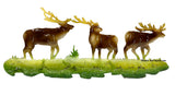 26" Wall Decor Metal 3 Elk MWHEk001