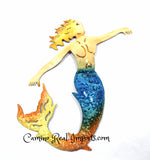 Wall Decor Metal Mermaid Caminorealimports.com
