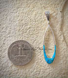 Sterling Silver Turquoise and Opal Pendant STSP001