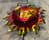 Wall Hanging Metal Sun 9"  MTS9006
