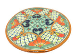 Mexican Wall Hanging Talavera pottery Plate 11" TP11022