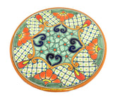 Mexican Wall Hanging Talavera pottery Plate 11" TP11022
